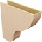Ekena Millwork 7"W x 28"D x 28"H Thin Greensboro Rough Cedar Woodgrain TimberThane Corbel, Primed Tan CORUR07X28X28GRNRCPR - alternate 3
